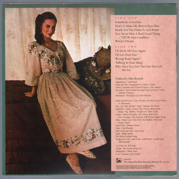 Crystal Gayle : Classic Crystal (LP, Comp, Club, RE)