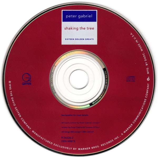 Peter Gabriel : Shaking The Tree (Sixteen Golden Greats) (CD, Comp, War)