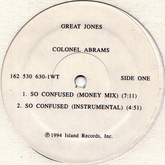 Colonel Abrams : So Confused (12", TP)