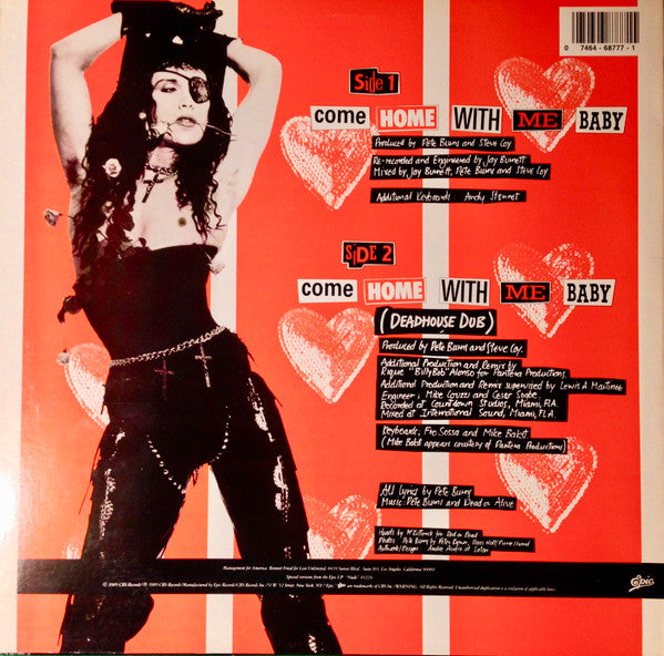 Dead Or Alive : Come Home With Me Baby (12")