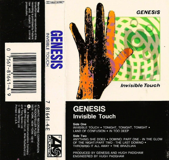 Genesis : Invisible Touch (Cass, Album)