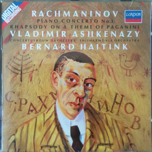 Sergei Vasilyevich Rachmaninoff, Vladimir Ashkenazy, Concertgebouworkest, Philharmonia Orchestra, Bernard Haitink : Piano Concerto No. 1 / Rhapsody On A Theme Of Paganini  (CD, Club)
