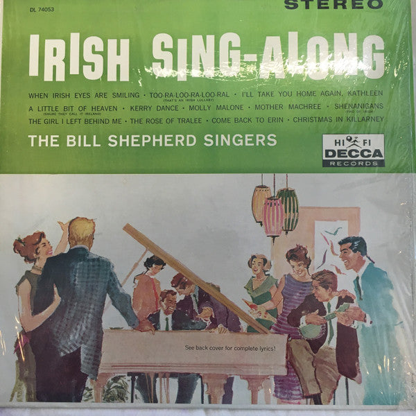 The Bill Shepherd Singers : Irish Sing-Along (LP, Album, RP)