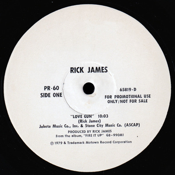Rick James : Love Gun (12", Promo)