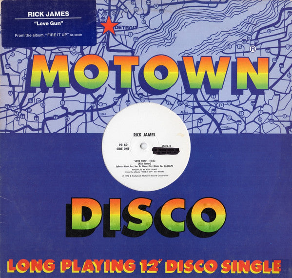 Rick James : Love Gun (12", Promo)