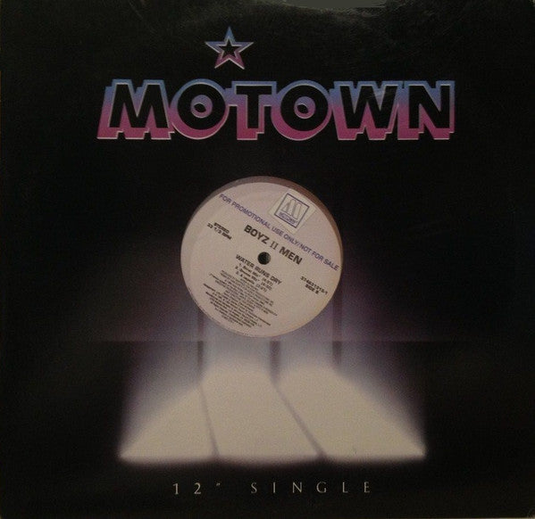Boyz II Men : Water Runs Dry (12", Promo)