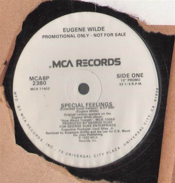 Eugene Wilde : Special Feelings (12", Promo)