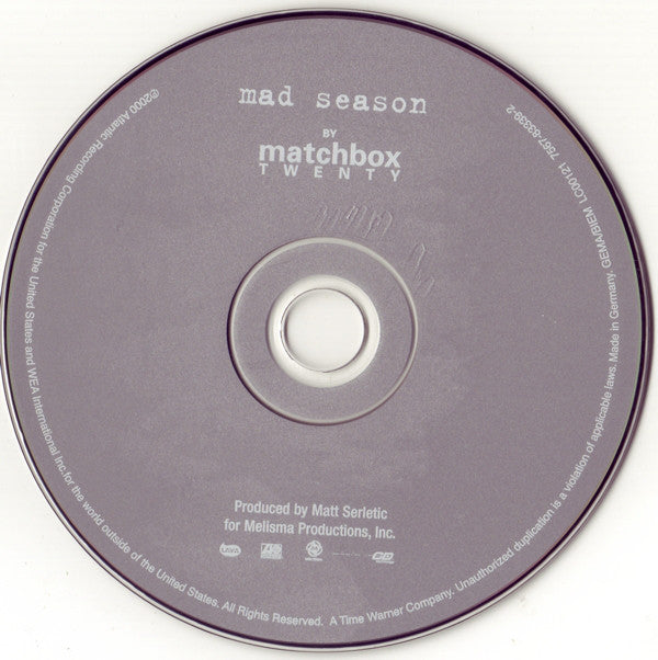 Matchbox Twenty : Mad Season (CD, Album, Enh)