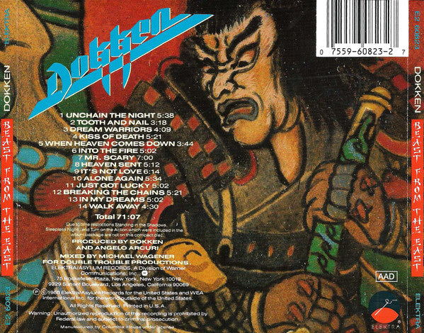 Dokken : Beast From The East (CD, Album, Club)