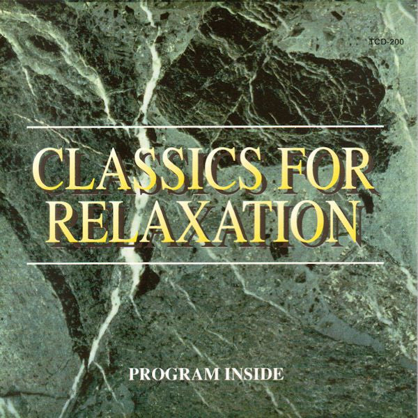 Various : Classics For Relaxation (CD, Comp)