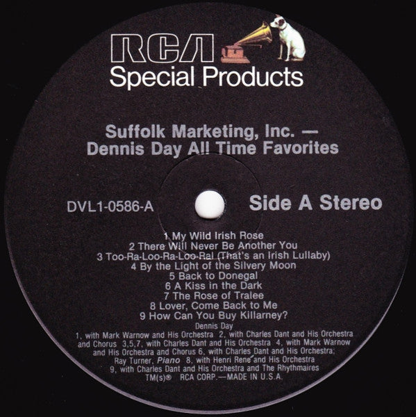 Dennis Day : All Time Favorites (LP, Comp)