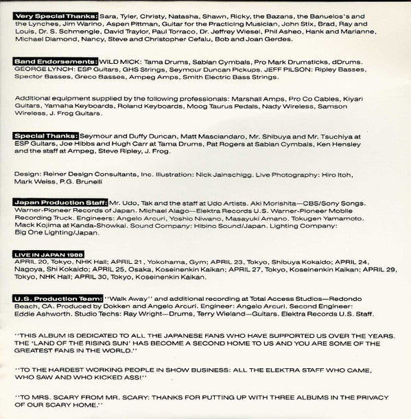 Dokken : Beast From The East (CD, Album, Club)