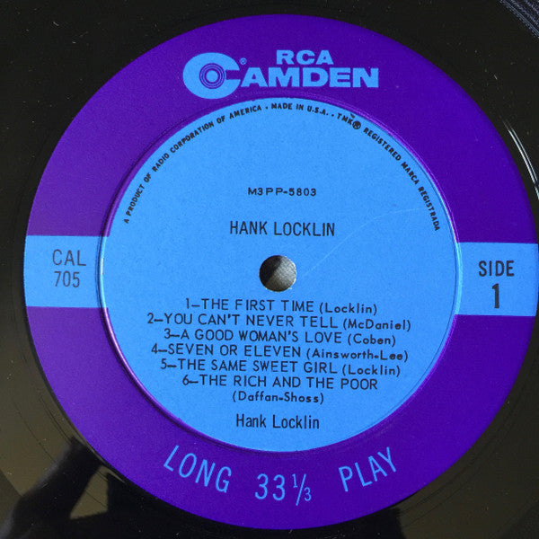 Hank Locklin : Hank Locklin (LP, Mono, Roc)