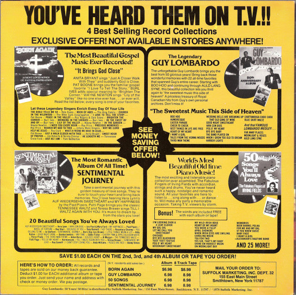 Guy Lombardo : 50 Years! 50 Hits!  (LP, Comp)