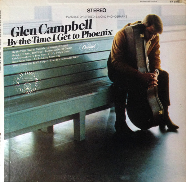 Glen Campbell : By The Time I Get To Phoenix (LP, Album, RE, Win)