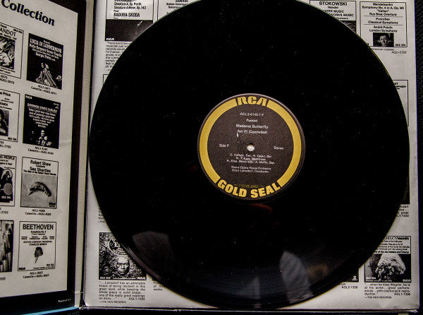 Giacomo Puccini - Anna Moffo - Cesare Valletti - Fernando Corena - Rosalind Elias / Erich Leinsdorf : Madame Butterfly (3xLP, RE, Inc + Box)