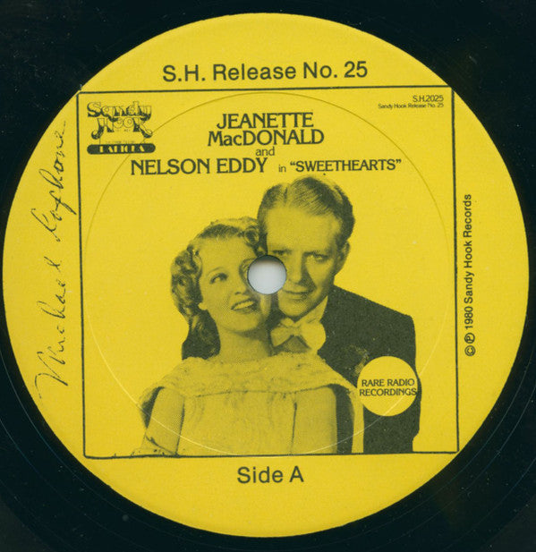 Jeanette MacDonald, Nelson Eddy : Sweethearts (LP, Album)