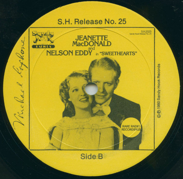 Jeanette MacDonald, Nelson Eddy : Sweethearts (LP, Album)