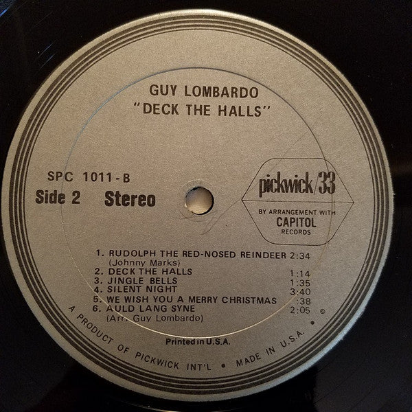 Guy Lombardo : Deck The Halls (LP, Album)