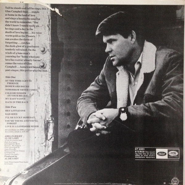 Glen Campbell : By The Time I Get To Phoenix (LP, Album, RE, Win)