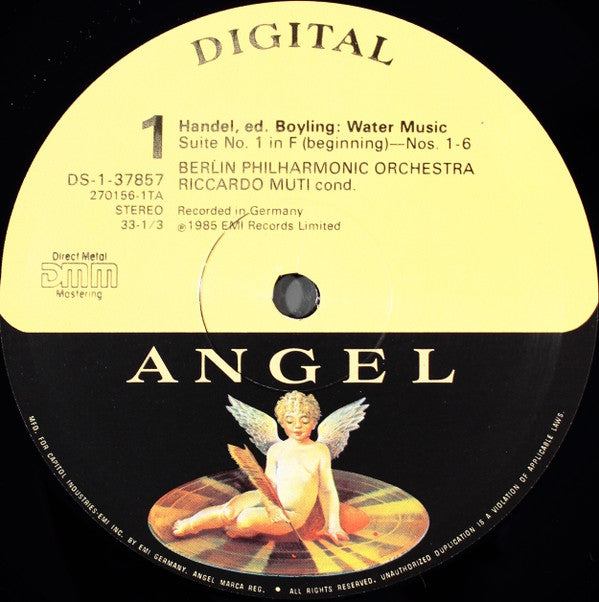 Georg Friedrich Händel, Riccardo Muti, Berliner Philharmoniker : Water Music (LP)