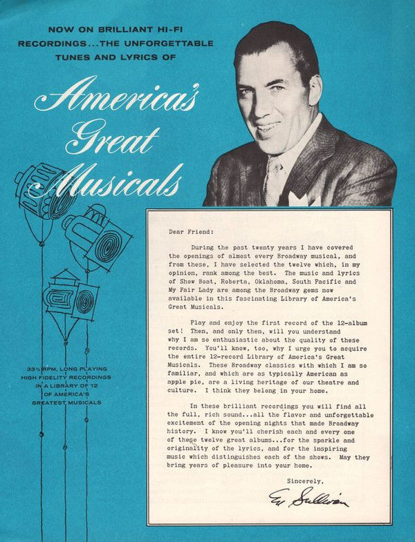 Ed Sullivan : Ed Sullivan Presents Songs And Music Of My Fair Lady (LP, Club)