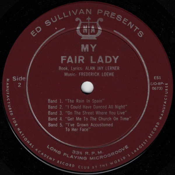 Ed Sullivan : Ed Sullivan Presents Songs And Music Of My Fair Lady (LP, Club)
