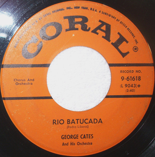 George Cates And His Orchestra : Moonglow (7", Single, Glo)