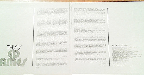 Ed Ames : This Is Ed Ames (2xLP, Comp, gat)