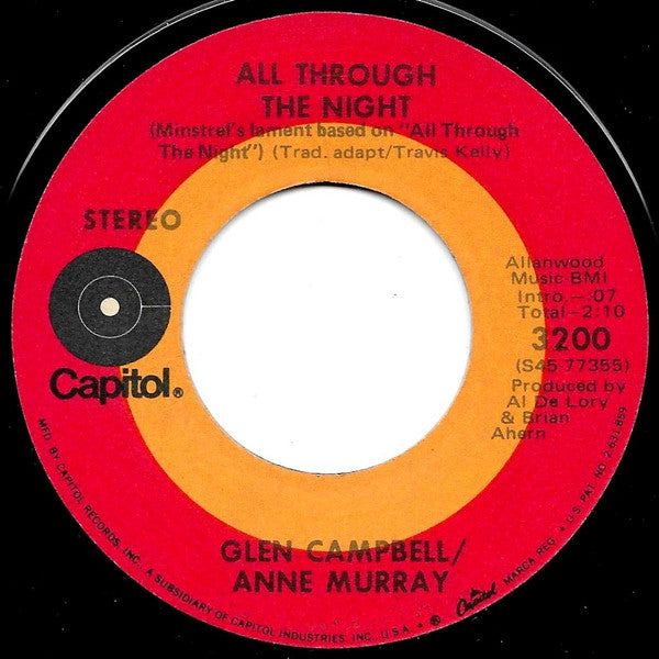 Glen Campbell & Anne Murray : I Say A Little Prayer / By The Time I Get To Phoenix (7", Single, Los)
