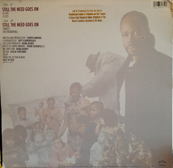 Edwin Hawkins : Still The Need Goes On (12")