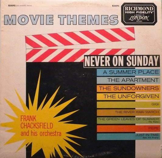 Frank Chacksfield & His Orchestra : Movie Themes (LP, Album, Mono)