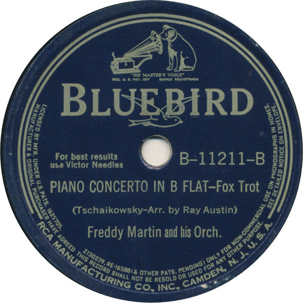 Freddy Martin And His Orchestra : Why Don't We Do This More Often? / Piano Concerto In B Flat (Shellac, 10", RP, Ind)