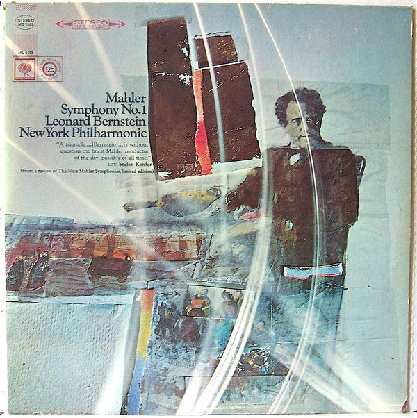 Gustav Mahler - Leonard Bernstein, The New York Philharmonic Orchestra : Symphony No. 1  (LP, Album, 2 E)