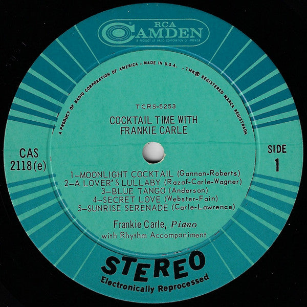 Frankie Carle : Cocktail Time With Frankie Carle (LP, Album)