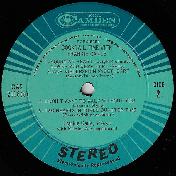 Frankie Carle : Cocktail Time With Frankie Carle (LP, Album)