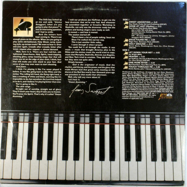 Jimmy Swaggart : Sweet Anointing (LP)
